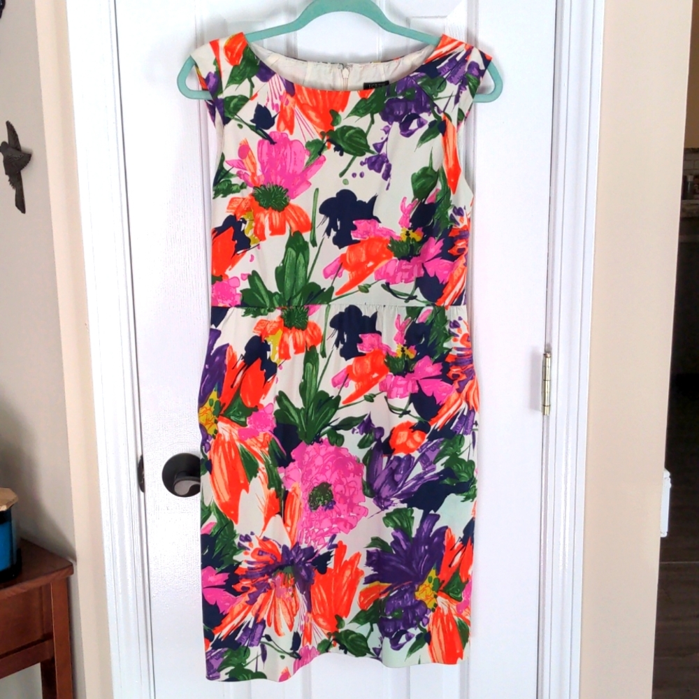 J Crew Printed Dress